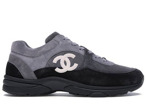 chanel trainers mens grey|Chanel trainers black and white.